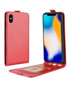 iPhone XS Max Leather Flip Phone Case Flip Cover Vertical Open Wallet Case