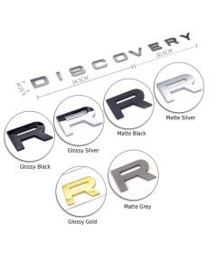 LAND ROVER BONNET BOOT BADGE RANGE ROVER DISCOVERY Letter Stickers