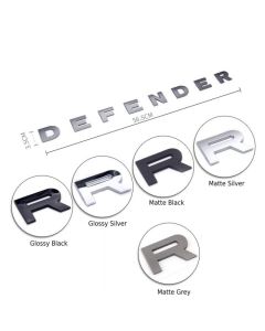 LAND ROVER DEFENDER BONNET BOOT BADGE Letter Stickers