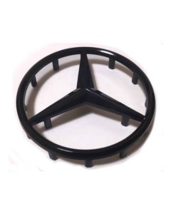 Mercedes-Benz Steering Wheel Center Star Emblem logo 52mm Black