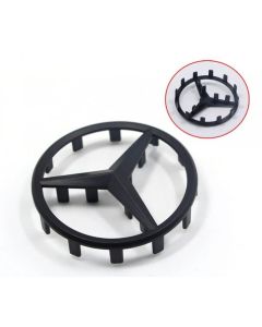 Mercedes-Benz Steering Wheel Center Star Emblem logo 57mm Matte Black