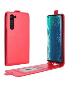 Motorola Edge Leather Flip Phone Case Flip Cover Vertical Open Wallet Case