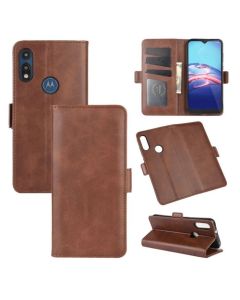 Motorola Moto E (2020) Flip Cover Leather Wallet Case with Dual Magnetic Closure