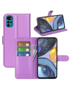 Motorola moto g22 Phone Case Wallet Flip Cover Folio Leather Case Stand Display Card Pocket