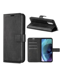 Motorola moto g51 5G Flip Cover Leather Wallet Case with Rectangle Magnetic Snap