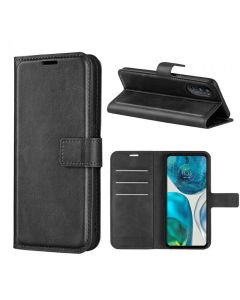 Motorola moto g52j 5G Flip Cover Leather Wallet Case with Rectangle Magnetic Snap