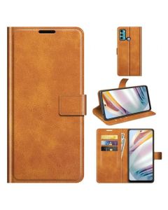 Motorola Moto G60 | Moto G40 Fusion Flip Cover Leather Wallet Case with Rectangle Magnetic Snap
