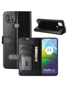 Motorola Moto G9 Power Flip Folio Leather Wallet Case with ID and Credit Card Pockets