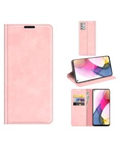 Motorola Moto G Stylus (2021) Super Soft Leather Flip Cover Phone Case Dual Invisible Magnets Snap