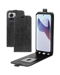 Motorola moto X30 Pro Leather Flip Phone Case Flip Cover Vertical Open Wallet Case