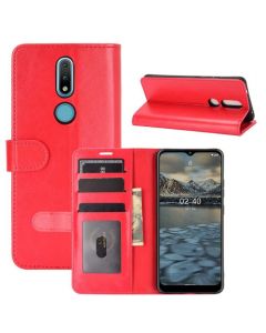 Nokia 2.4 Flip Folio Leather Wallet Case with ID and Credit Card Pockets