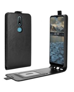 Nokia 2.4 Leather Flip Phone Case Flip Cover Vertical Open Wallet Case
