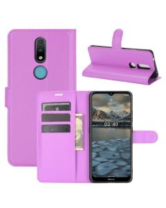 Nokia 2.4 Phone Case Wallet Flip Cover Folio Leather Case Stand Display Card Pocket