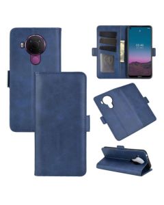 Nokia 5.4 Flip Cover Leather Wallet Case with Dual Magnetic Closure