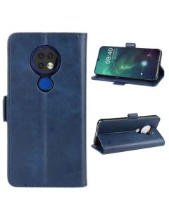 Nokia 6.2 Flip Cover Leather Wallet Case with Dual Magnetic Closure