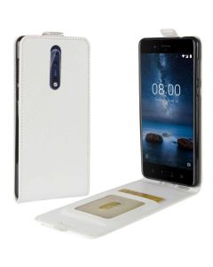 Nokia 8 Leather Flip Phone Case Flip Cover Vertical Open Wallet Case