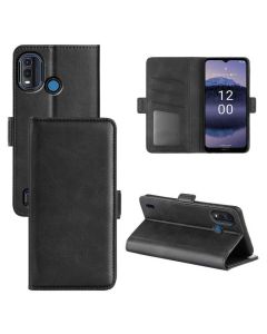 Nokia G11 Plus Flip Cover Leather Wallet Case with Dual Magnetic Closure