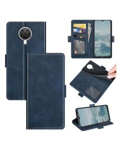 Nokia G20 Flip Cover Leather Wallet Case with Dual Magnetic Closure