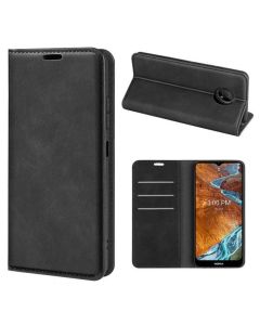 Nokia G300 Super Soft Leather Flip Cover Phone Case Dual Invisible Magnets Snap