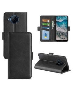 Nokia X100 5G Flip Cover Leather Wallet Case with Dual Magnetic Closure