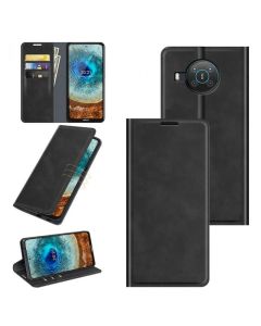 Nokia X10 | Nokia X20 Super Soft Leather Flip Cover Phone Case Dual Invisible Magnets Snap