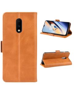OnePlus 7 Flip Cover Leather Wallet Case with Dual Magnetic Closure