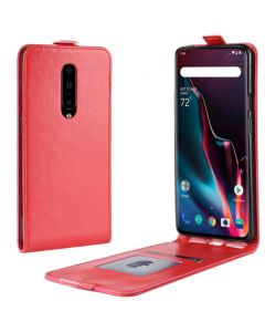 OnePlus 7 Pro Leather Flip Phone Case Flip Cover Vertical Open Wallet Case