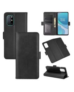 OnePlus 8T Flip Cover Leather Wallet Case with Dual Magnetic Closure