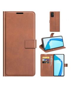 OnePlus 9R Flip Cover Leather Wallet Case with Rectangle Magnetic Snap
