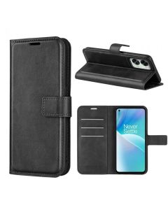 OnePlus Nord 2T 5G Flip Cover Leather Wallet Case with Rectangle Magnetic Snap