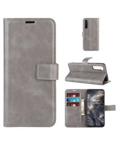 OnePlus Nord Flip Cover Leather Wallet Case with Rectangle Magnetic Snap
