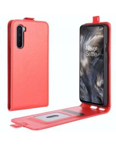 OnePlus Nord Leather Flip Phone Case Flip Cover Vertical Open Wallet Case