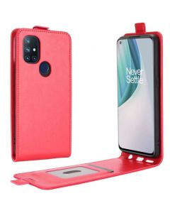 OnePlus Nord N10 5G Leather Flip Phone Case Flip Cover Vertical Open Wallet Case