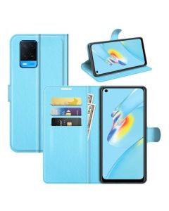 OPPO A54 (CPH2239) Phone Case Wallet Flip Cover Folio Leather Case Stand Display Card Pocket