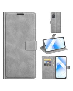 OPPO A55 5G Flip Cover Leather Wallet Case with Rectangle Magnetic Snap