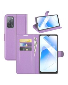 OPPO A55 5G Phone Case Wallet Flip Cover Folio Leather Case Stand Display Card Pocket