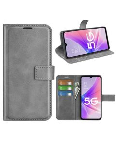 OPPO A57 5G Flip Cover Leather Wallet Case with Rectangle Magnetic Snap