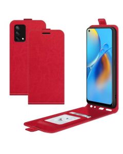 OPPO F19 | OPPO A74 (4G) Leather Flip Phone Case Flip Cover Vertical Open Wallet Case