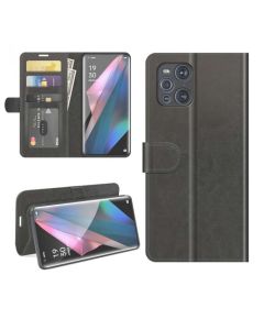 OPPO Find X3 Pro /OPPO Find X3 Flip Folio Leather Wallet Case with ID and Credit Card Pockets