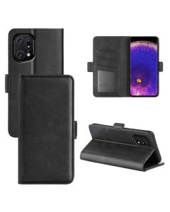 OPPO Find X5 Pro Flip Cover Leather Wallet Case with Dual Magnetic Closure