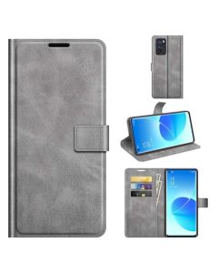 OPPO Reno 6 Pro 5G Flip Cover Leather Wallet Case with Rectangle Magnetic Snap