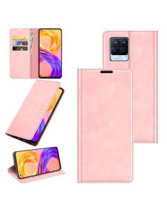 Realme 8 | Realme 8 Pro Super Soft Leather Flip Cover Phone Case Dual Invisible Magnets Snap