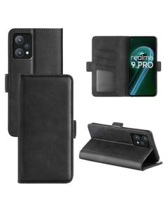 Realme 9 Pro Flip Cover Leather Wallet Case with Dual Magnetic Closure