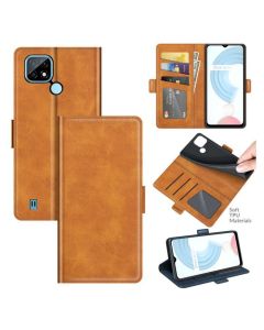 Realme C21 Flip Cover Leather Wallet Case with Dual Magnetic Closure