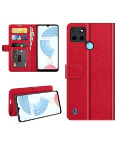 Realme C21Y Flip Folio Leather Wallet Case with ID and Credit Card Pockets