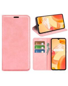 realme C30 Super Soft Leather Flip Cover Phone Case Dual Invisible Magnets Snap