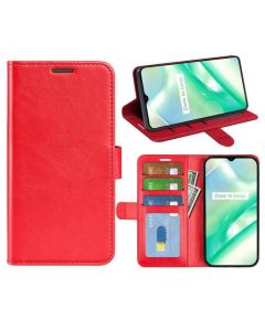 realme C33 Flip Folio Leather Wallet Case with ID and Credit Card Pockets