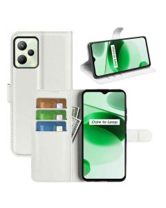 Realme C35 Phone Case Wallet Flip Cover Folio Leather Case Stand Display Card Pocket