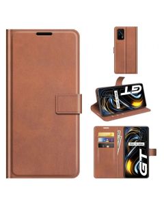 Realme GT 5G /Realme Q3 Pro 5G Flip Cover Leather Wallet Case with Rectangle Magnetic Snap