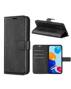 Redmi Note 11 4G | Note 11S Flip Cover Leather Wallet Case with Rectangle Magnetic Snap
